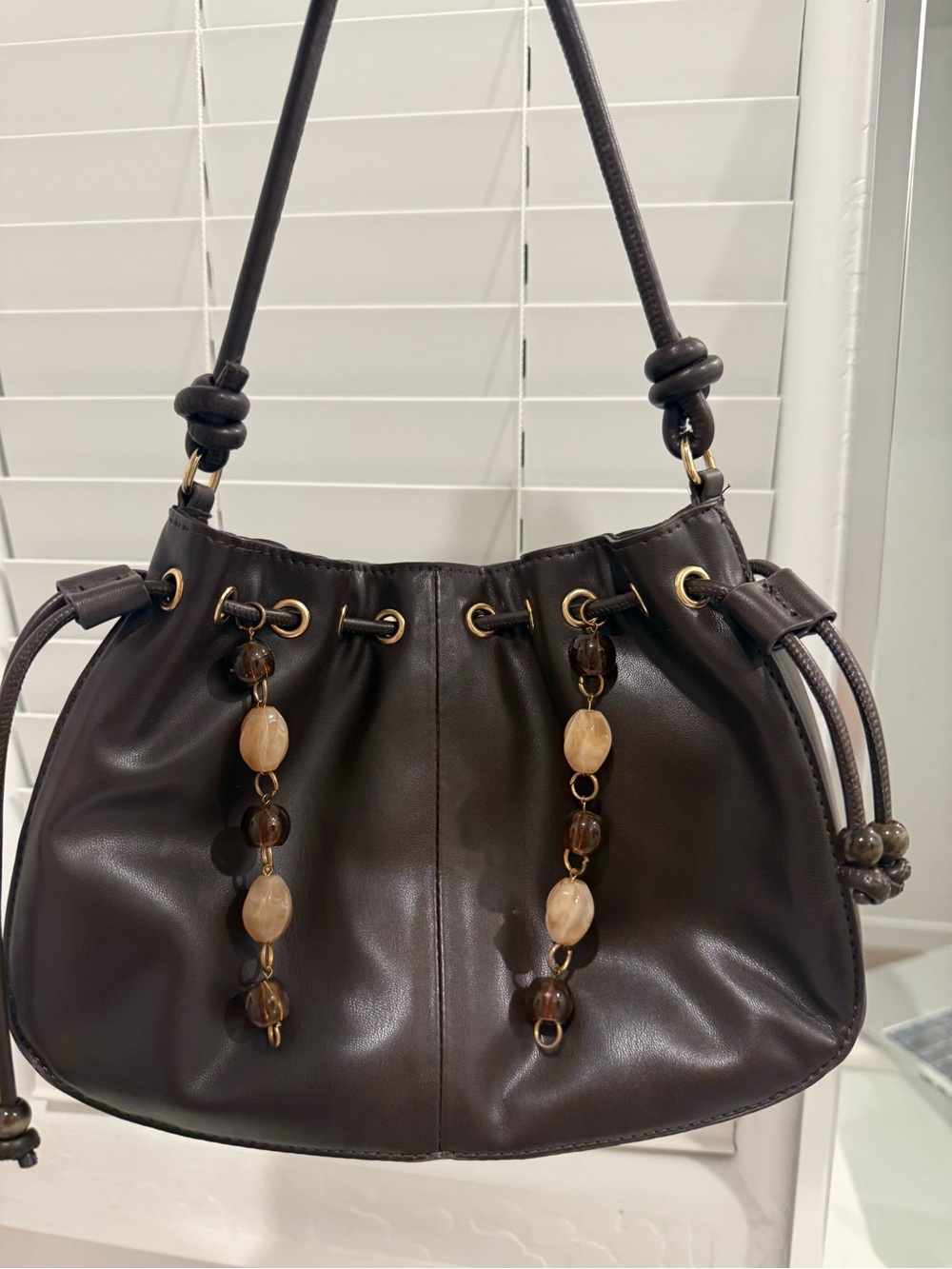 Brown shoulder bag- Rita Ora Primark bag